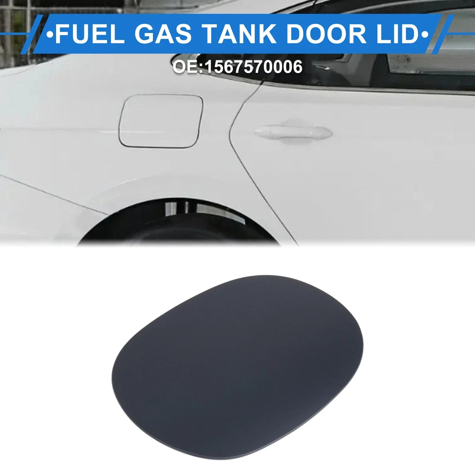 Fuel Tank Door Cap for Mercedes-Benz W156 2015-2020 Gas Tank Flap