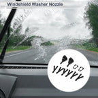 Windshield Washer Nozzle & 6 x Hose Connectors for Dodge