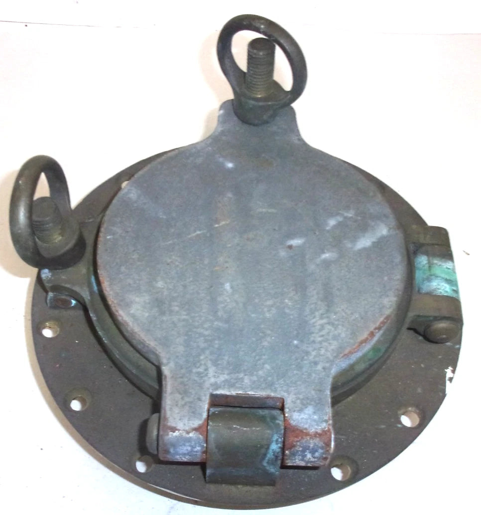 7" Heavy Brass Port Holes for Authentic Cut Out (11" Outside Diameter)