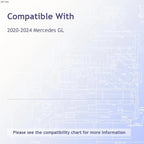 Stainless Steel Pillar Post Covers 4pc Replacement for Mercedes GL (2020–2024)