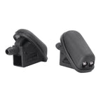 2X Wiper Spray Jet Nozzle Washer for Ford Fiesta (2001–2008) Black