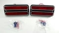 Red LED Side Marker Lights Pair for 1968-1972 Chevy Truck (1969–1971)