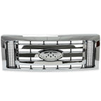 Front Upper Bumper Grille Grill Chrome for Ford F-150 XLT (2009–2014)