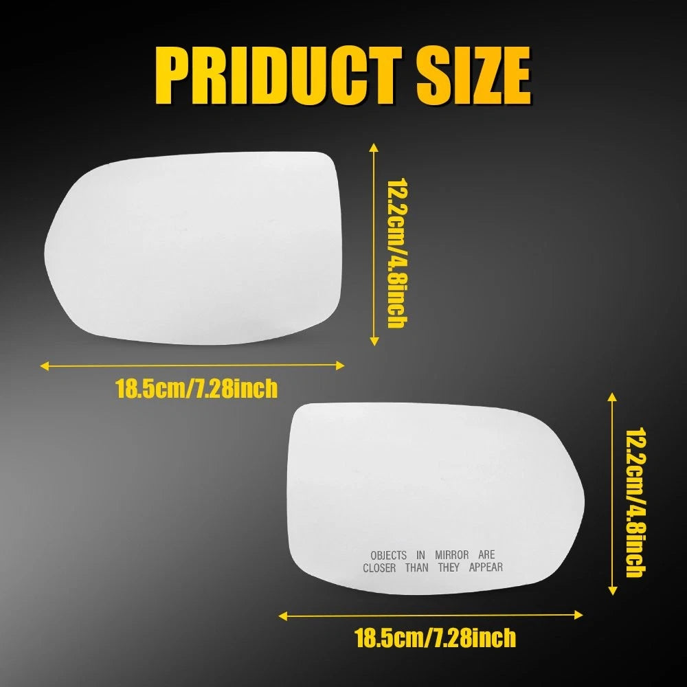 Set of 2 Heated Mirror Glass for Honda CR-V HR-V (2012–2016) OE