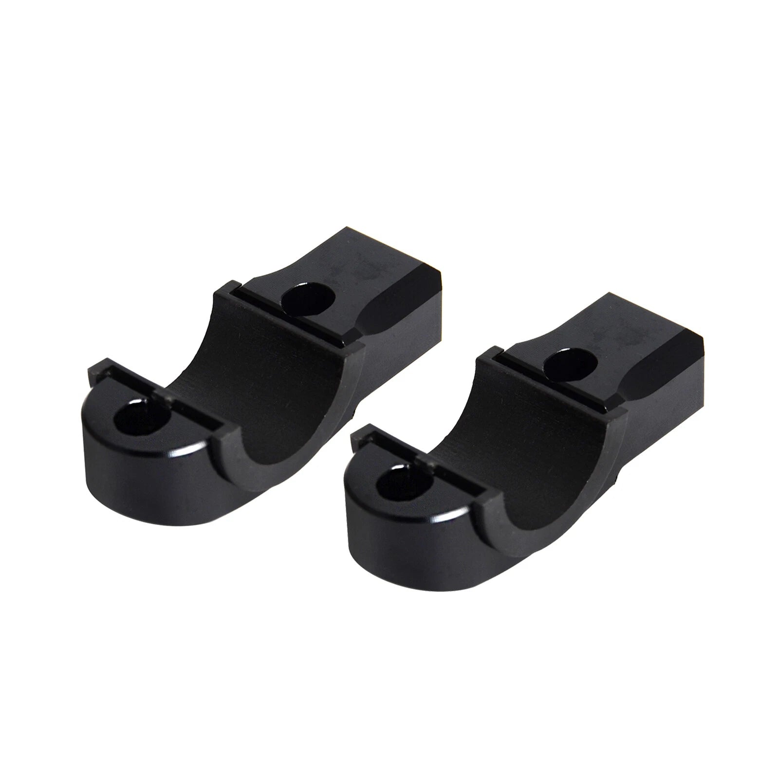 2pcs M8x1.25 CNC rotating bar clamp mirror mount for motorcycles scooters ATVs