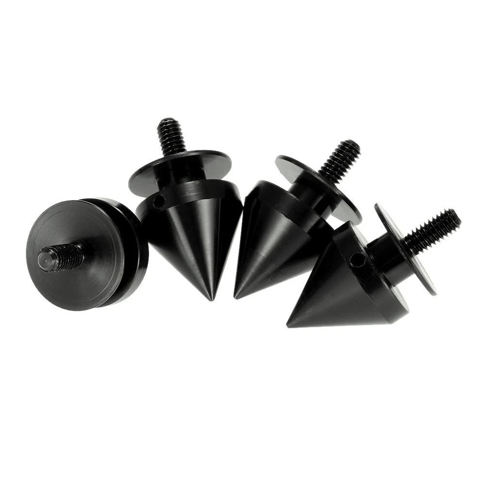Black Spike Alloy Quick Release Bumper Fasteners Kit for Audi A4 A5 A6 TT (2009-2024)