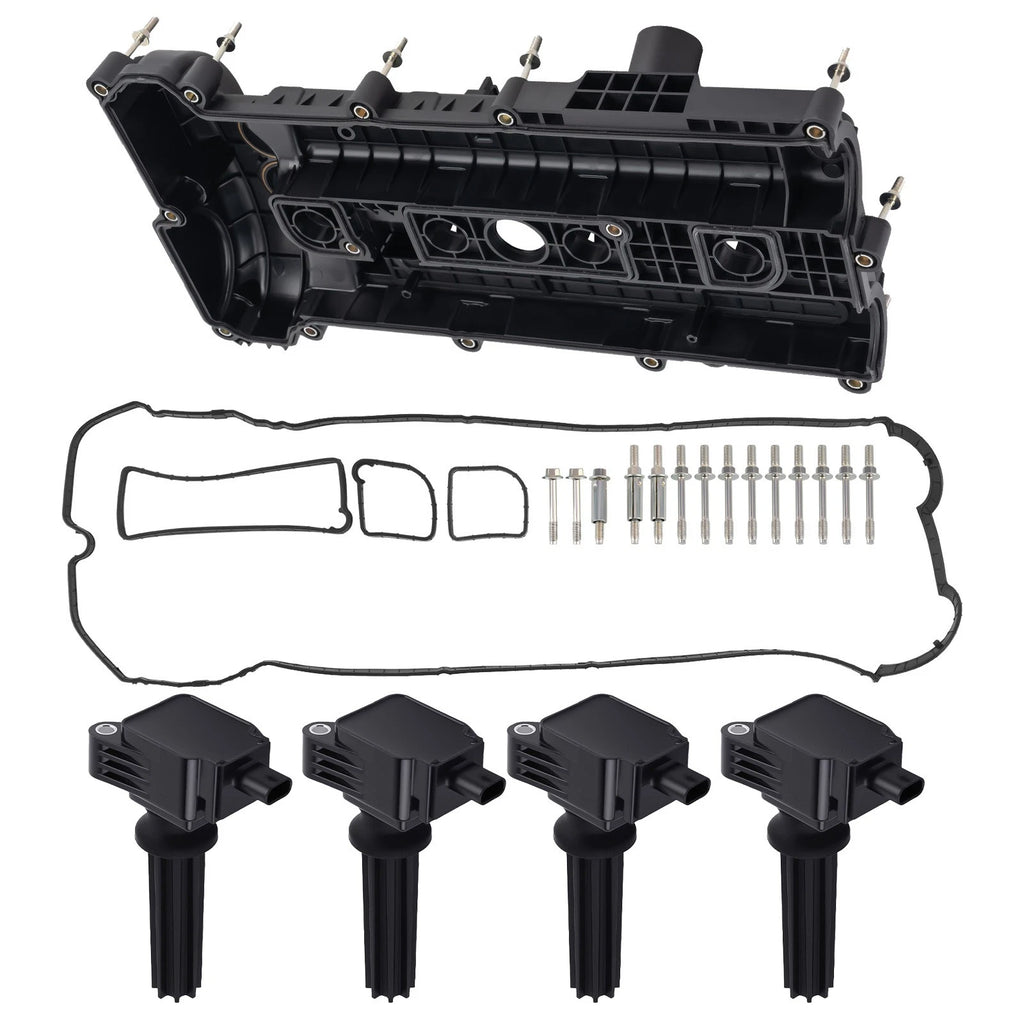Engine Valve Cover + Coils for Ford Edge Fusion Taurus 2.0L (2012–2020) LR056035