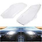 1 Pair Headlight Lens Cover Shell for VW Passat B6 (2006–2011) 3C0 941 0