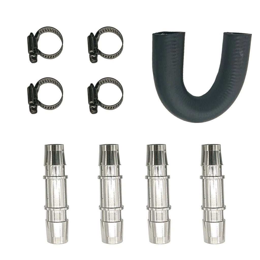 Heater Core Bypass Repair Kit for 626-001 (5/8" 3/4" Hose Silicone)