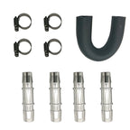 Heater Core Bypass Repair Kit for 626-001 (5/8" 3/4" Hose Silicone)