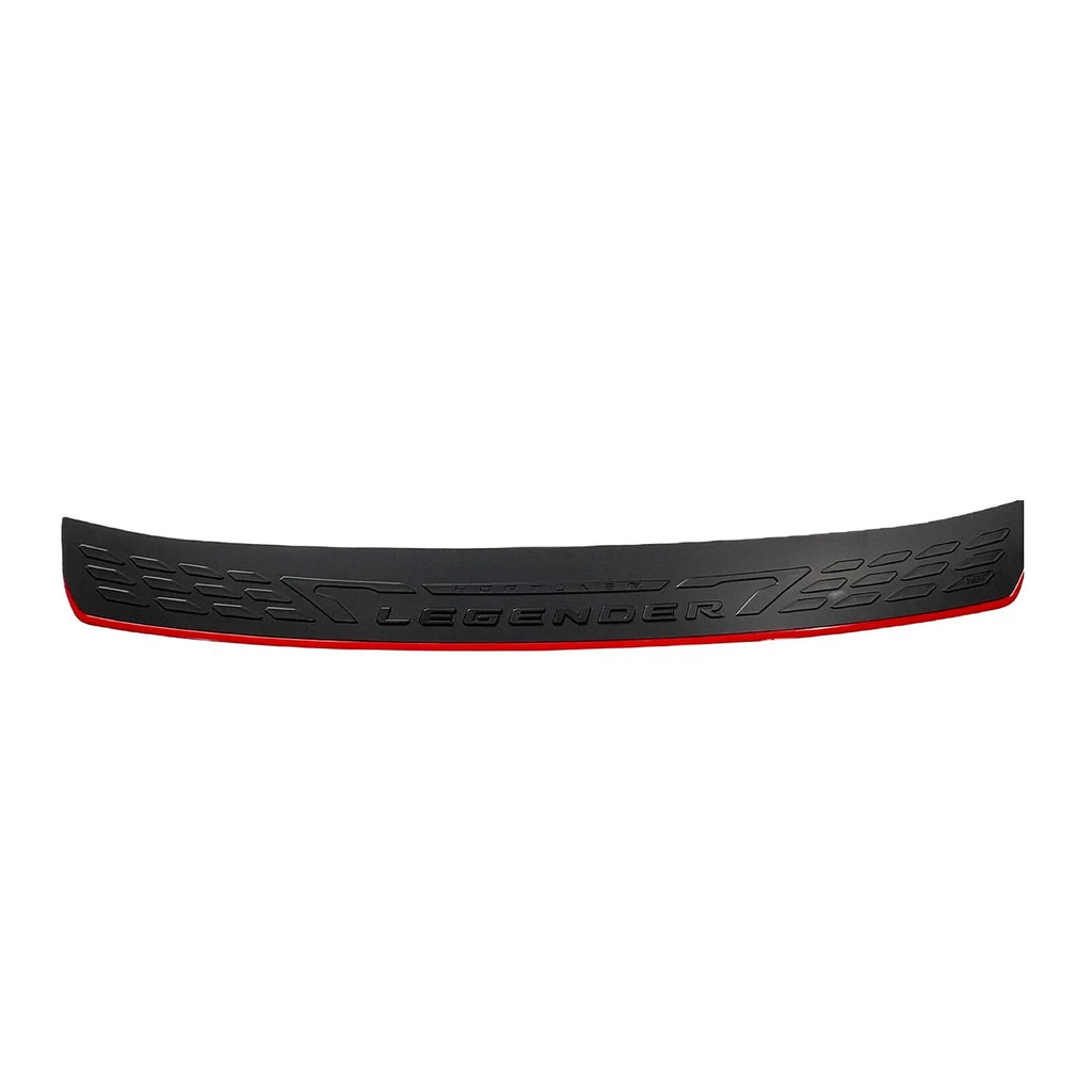 Black Rear Bumper Step Door Scuff Plate for Toyota Fortuner (2015-2022)