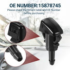 Windshield Washer Nozzle Set for GMC Envoy (2002–2009) with Hose & Connectors