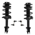 Set of 4 Complete Front Struts with Spring & Sway Bar Link for Subaru Crosstrek (2016–2017)