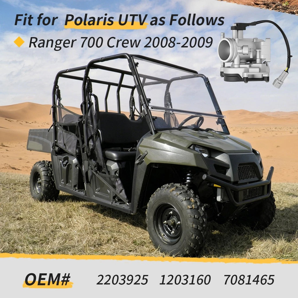 Throttle Body & Throttle Cable for Polaris Ranger Crew 700 (2008–2009) 2203925 7081465