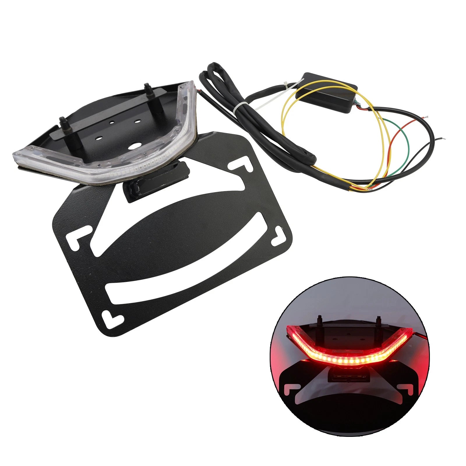 License Plate Holder Frame Bracket for BMW S1000RR (2021–2024)