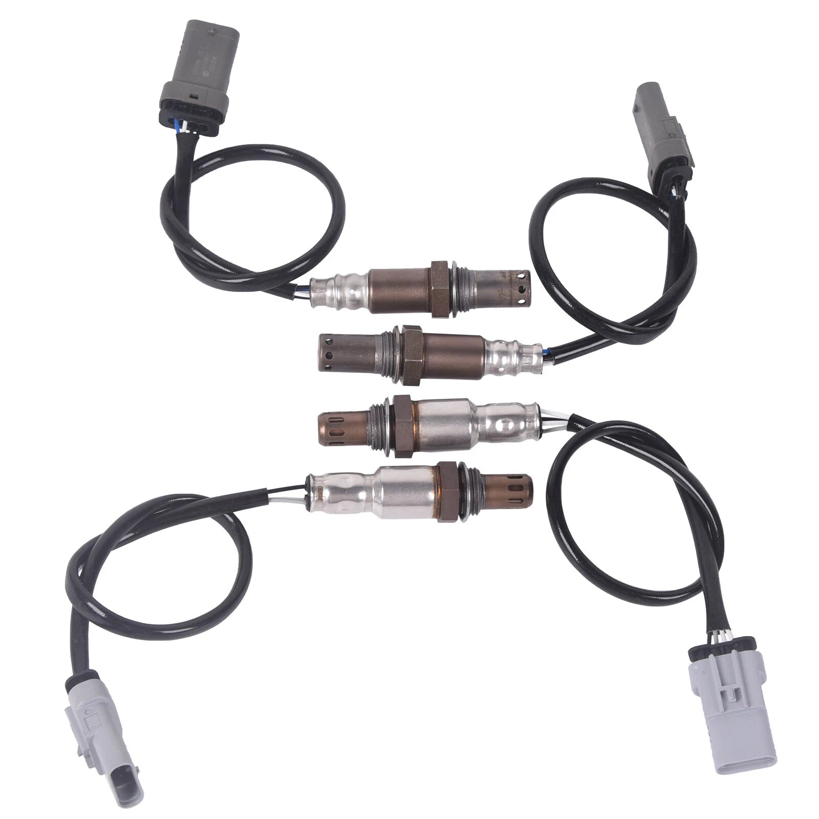 Set of 4 Oxygen O2 Sensors for Chevy Silverado 1500 (2014-2017)