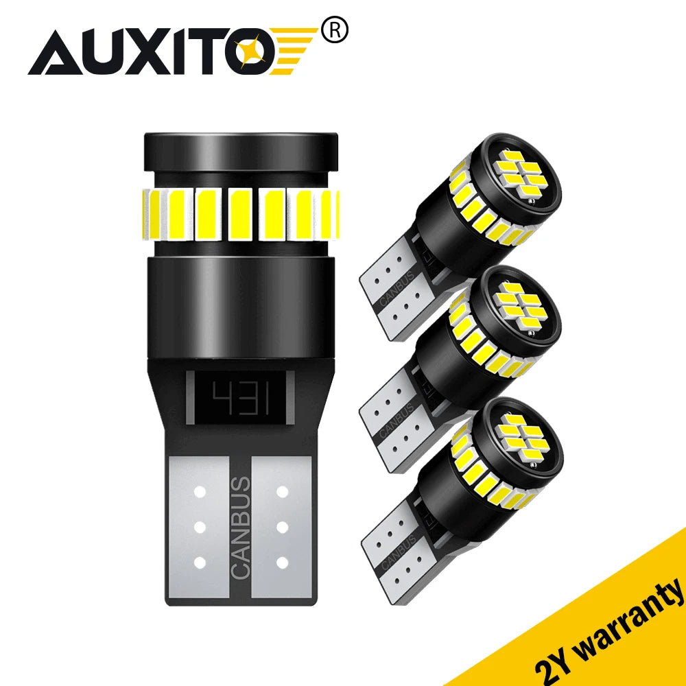 Set of 4 T10 LED Dome Map License Plate Light Bulbs for Various Models