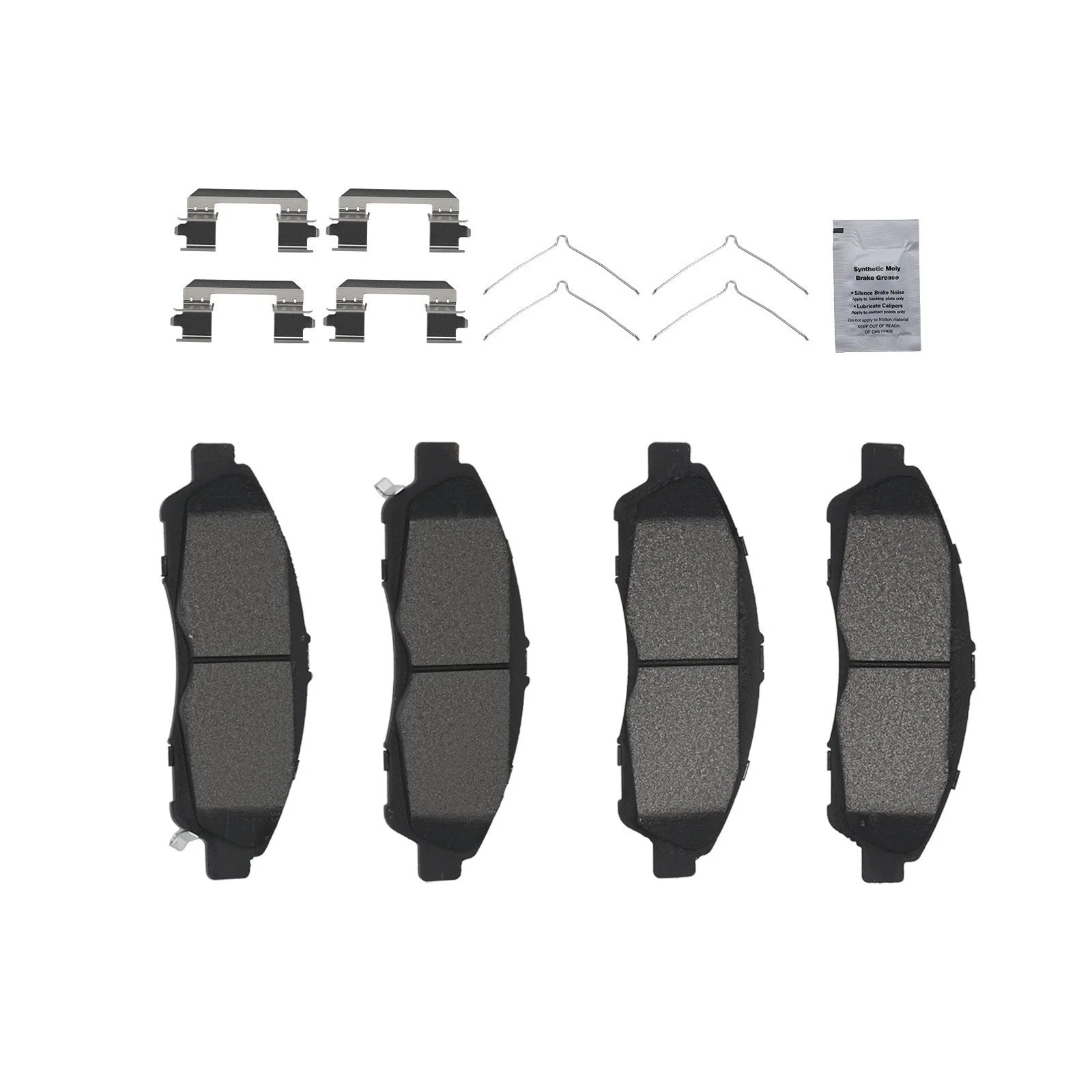 Front Brake Pads Kit D1896 for GMC Acadia/Cadillac XT5 XT6/Chevy Blazer Traverse