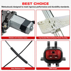 Power Window Regulator for Mitsubishi Galant (2004–2012) Rear Left with Motor