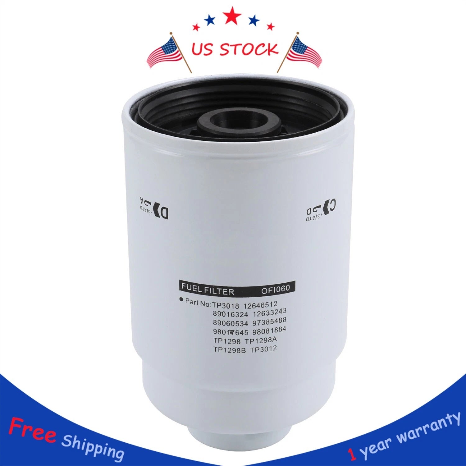 Duramax 6.6L Diesel Fuel Filter for Chevy GMC (2001–2016)