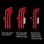 Full LED Tail Lights for Dodge Ram 1500 2007-2008, 2500 2007-2009, 3500 2007-2009
