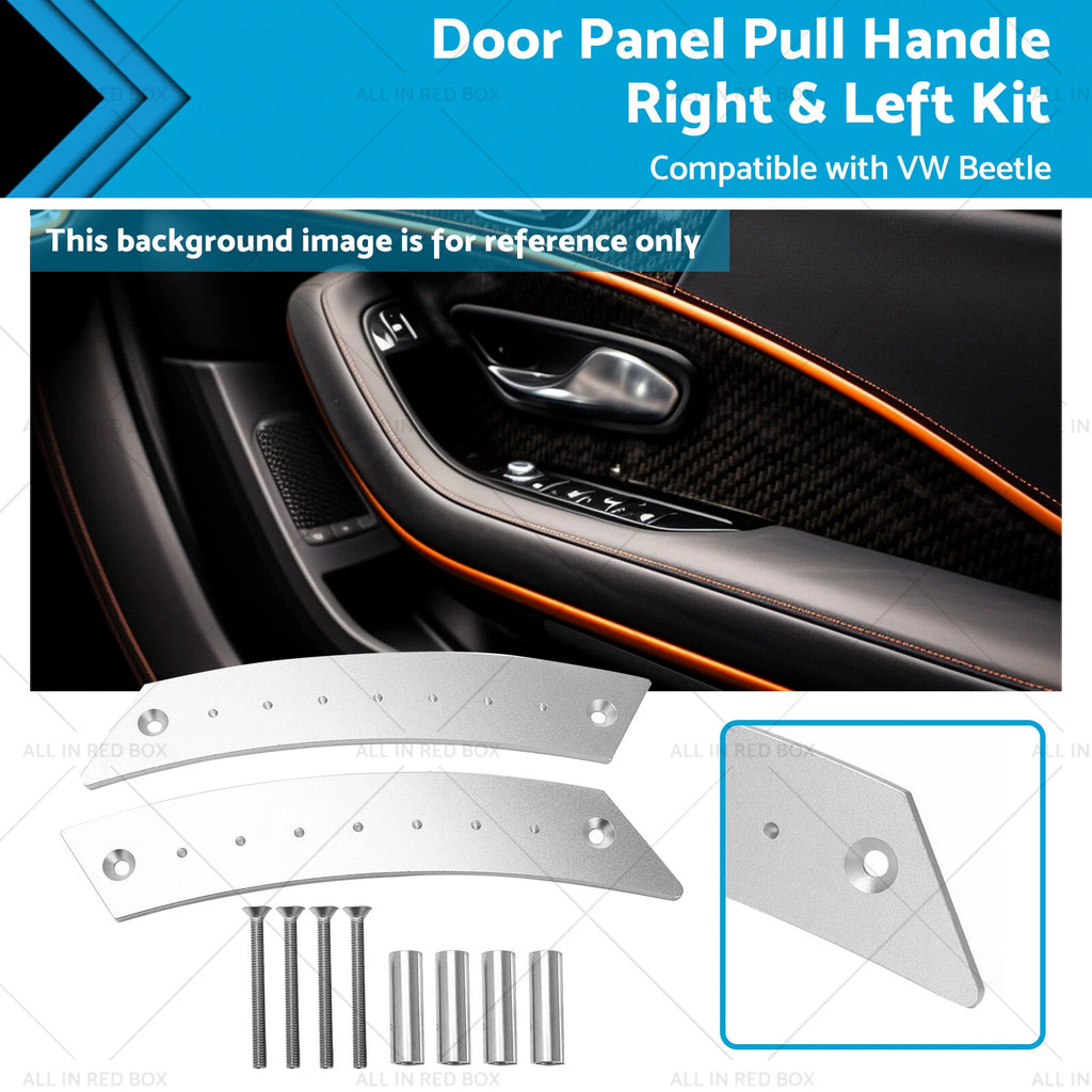 Set of 2 Aluminum Door Panel Pull Handles for VW Beetle (1998–2010)