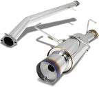 4.5" Muffler Burnt Tip Catback Racing Exhaust System for Nissan 240SX (1995–1998)