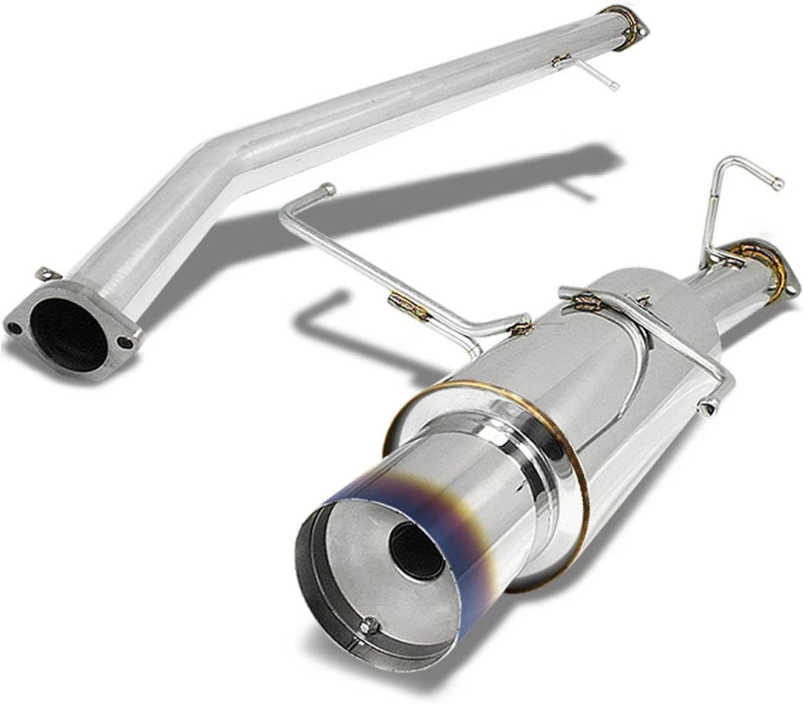 4.5" Muffler Burnt Tip Catback Racing Exhaust System for Nissan 240SX (1995–1998)
