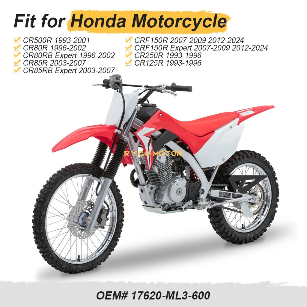 Fuel Gas Cap 17620-ML3-600 for Honda CR80R CR125R CR250R CR500R CRF150R (1985–2007)