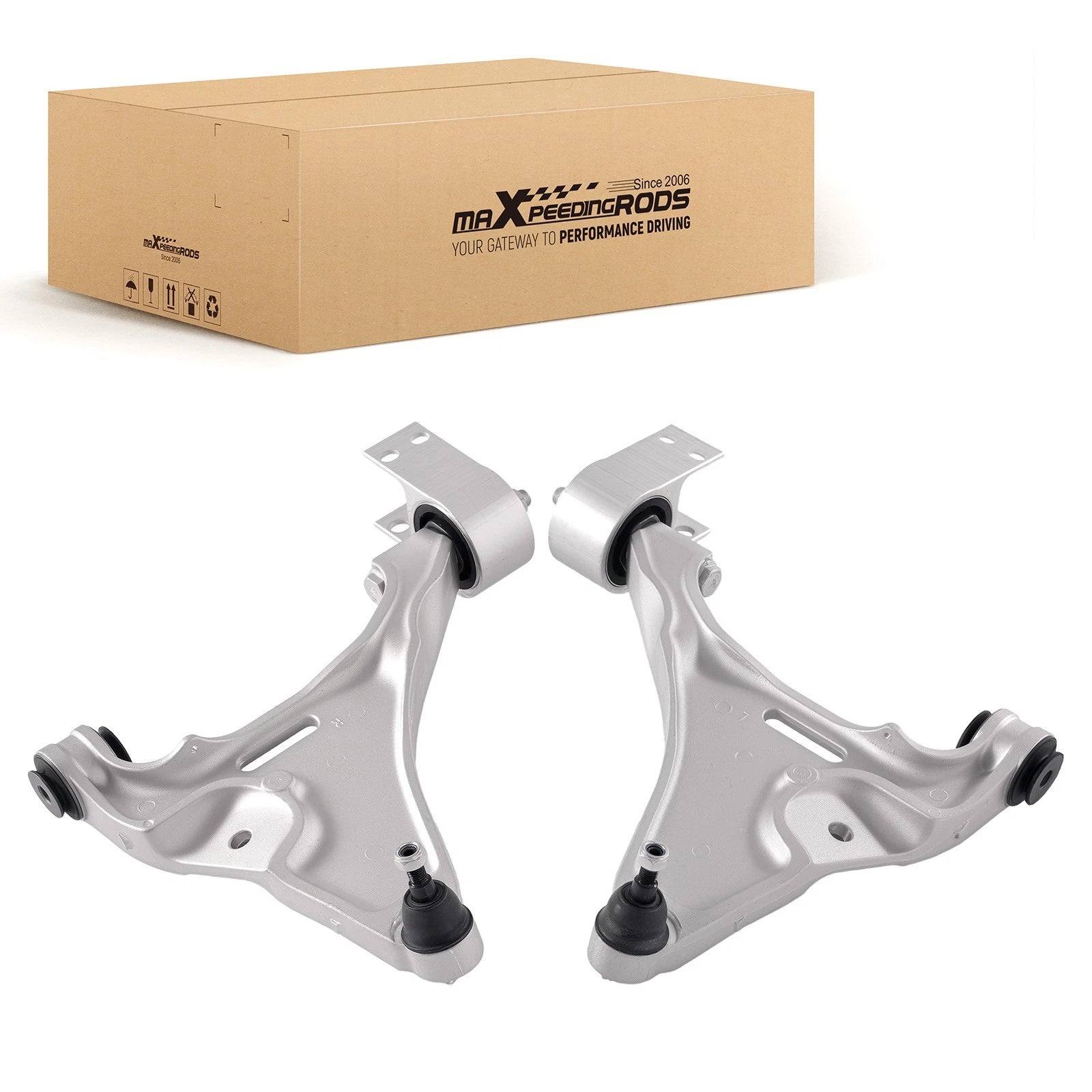 Pair Front Lower Control Arms w/Ball Joints for Buick Lucerne (2006–2011)
