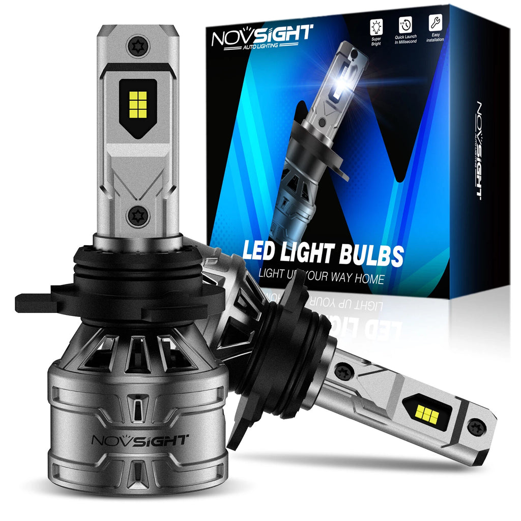 2X NOVSIGHT 9012 HIR2 LED Headlight Bulbs 20000LM 6500K for High Low Beam
