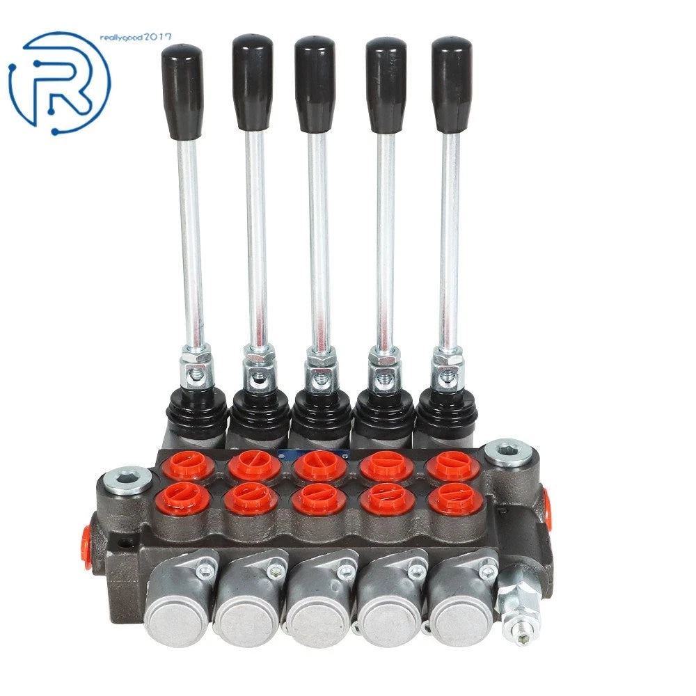 5 Spools Hydraulic Directional Control Valve for (3600 PSI)