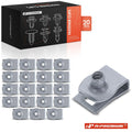 Set of 20 Headlight Bracket Retainer Clips for Ford