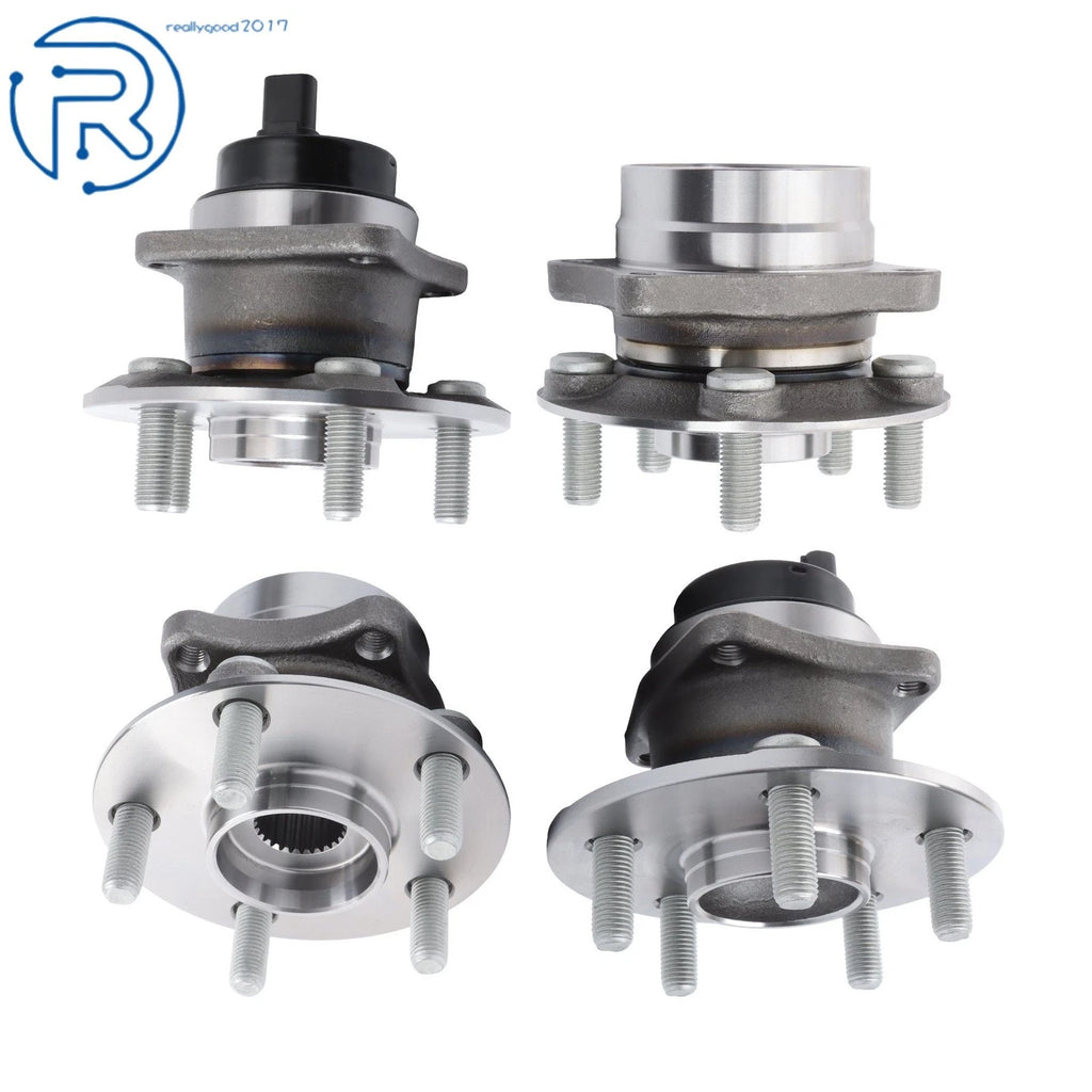 Set of 4 Wheel Hub & Bearing Assembly for Toyota Prius (2004–2009)