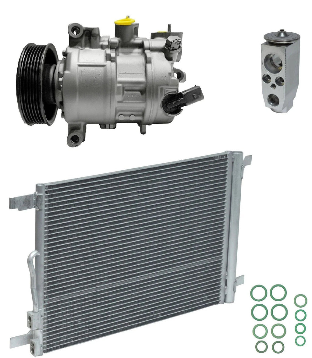 AC Compressor Kit With Condenser for Volkswagen Golf SportWagen 1.8L (2017)