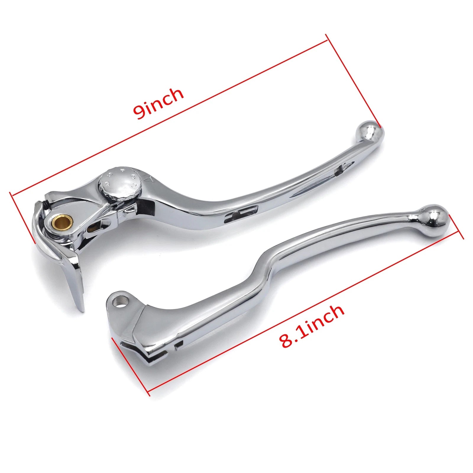 Chrome Brake and Clutch Hand Lever for Suzuki GSXR600/750 (2004–2005)