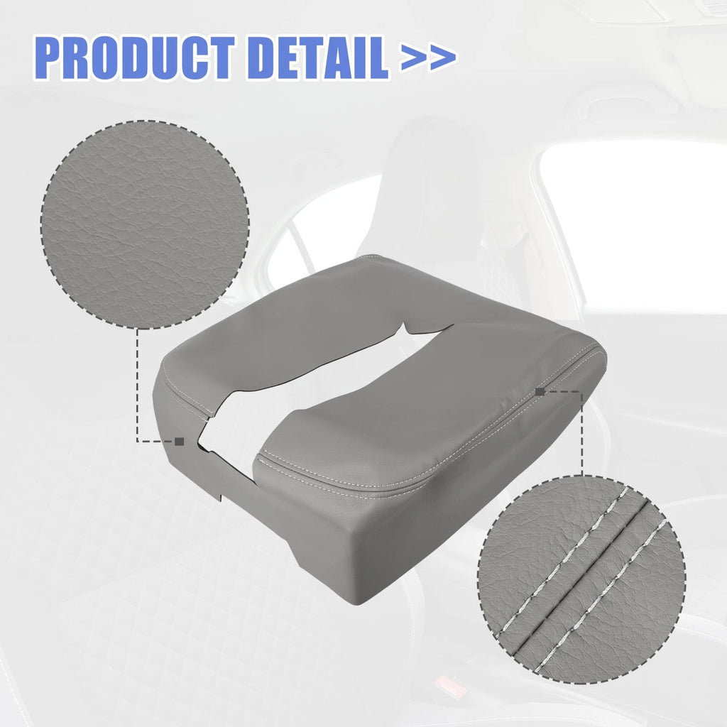 Center Console Lid Armrest Cover for Chevrolet Tahoe (2007–2014) Gray 752374643153