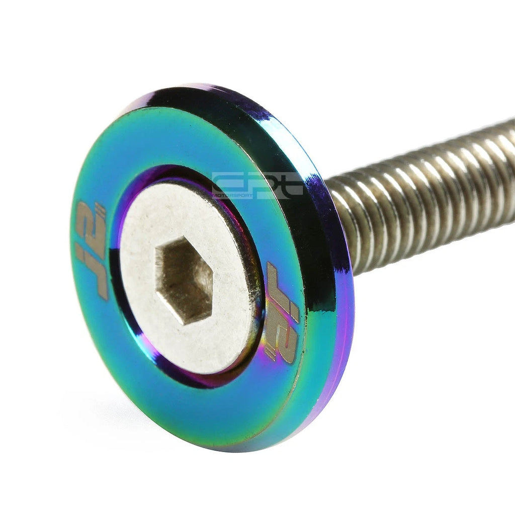 Set of 4 Neo Chrome Engine Valve Cover Washers & Bolts for Honda D15 D16 (1992–2000)