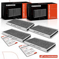 Set of 4 Activated Carbon Cabin Air Filters for BMW 528i 2008–2010 535i