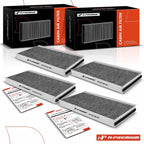 Set of 4 Activated Carbon Cabin Air Filters for BMW 528i 2008–2010 535i