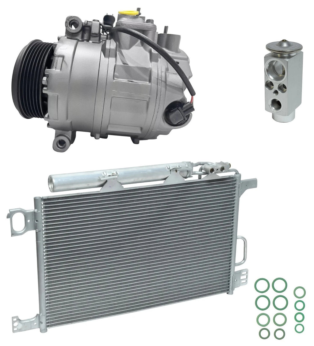 AC Compressor Kit With Condenser for Mercedes CLK500 5.0L (2006–2009)