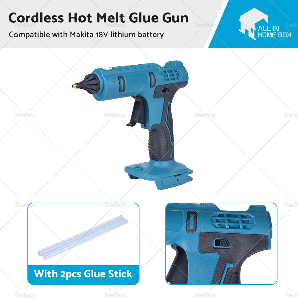 Cordless Hot Glue Gun for Makita 18V (DIY, 11mm Glue Stick)