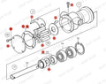 Internal Major Repair Kit 21951368 for Volvo Penta 858065 840557 (N/A)