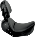 Saddlemen Heels Down Solo Seat with Backrest for Dyna