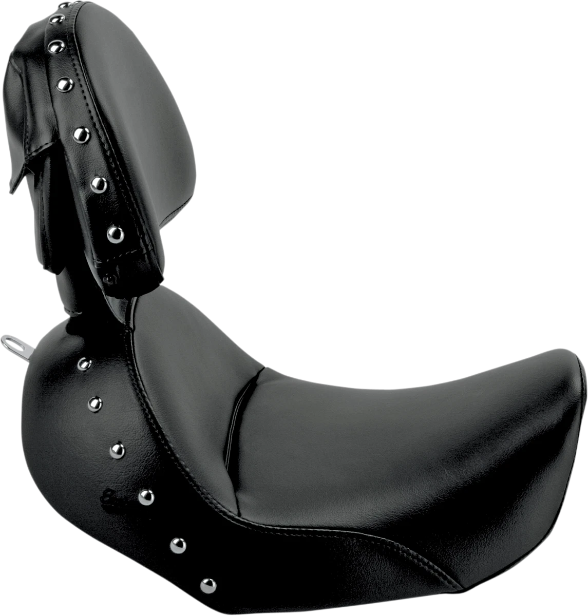 Saddlemen Heels Down Solo Seat with Backrest for Dyna