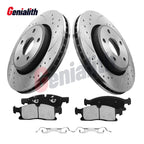 330mm Front Disc Rotors & Brake Pads for Dodge Durango Grand Cherokee (2012–2020)