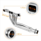 Long Tube Exhaust Header for Dodge Ramcharger/W-series 361-440 V8 (1968–1978)
