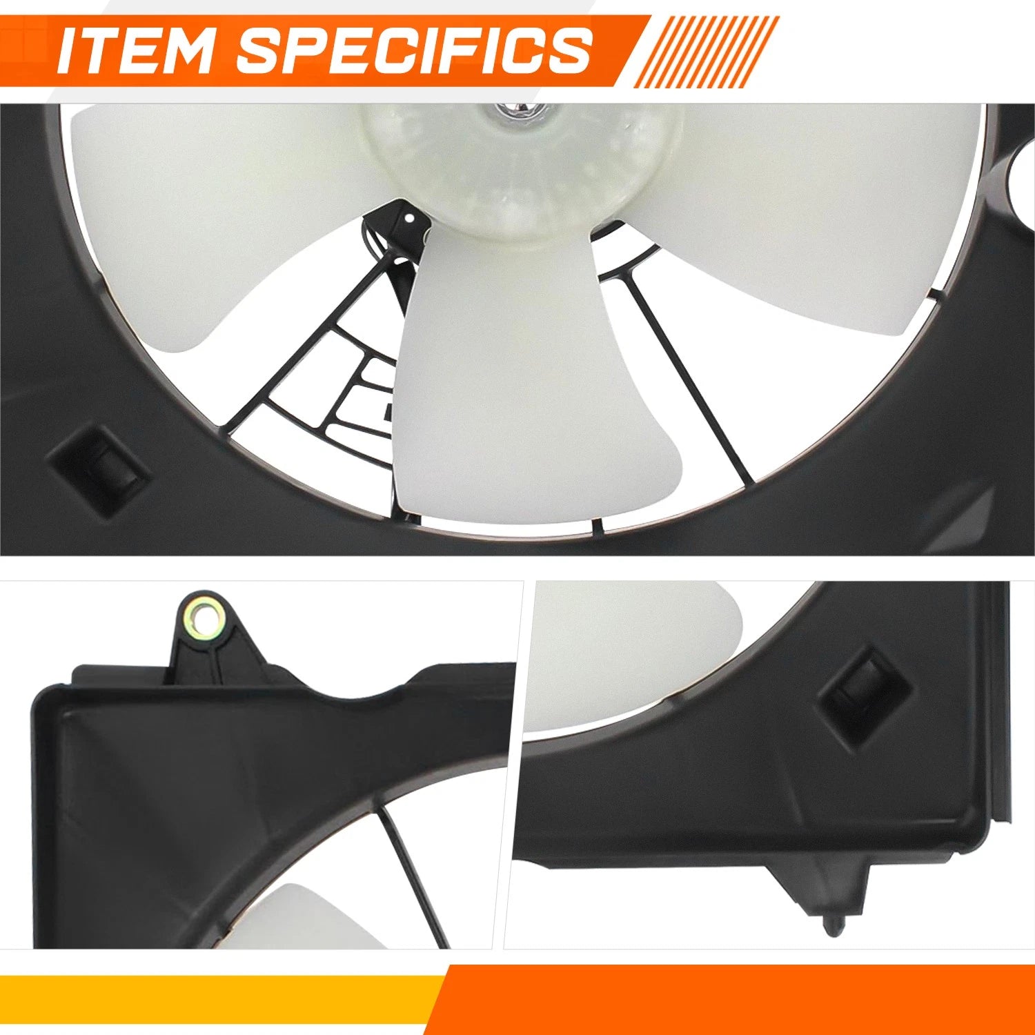 Radiator Cooling Fan Assembly for Honda Accord 1.5L Turbo (2023–2025)