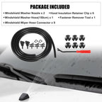 21pcs Front Windshield Washer Nozzle Kit 5116079A for Dodge Avenger (2008–2011)