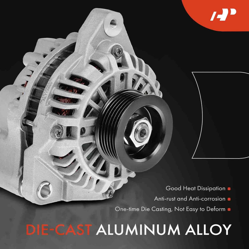 Alternator for Honda Civic Acura EL (2001–2005) 1.7L 70A CCW 6-Groove